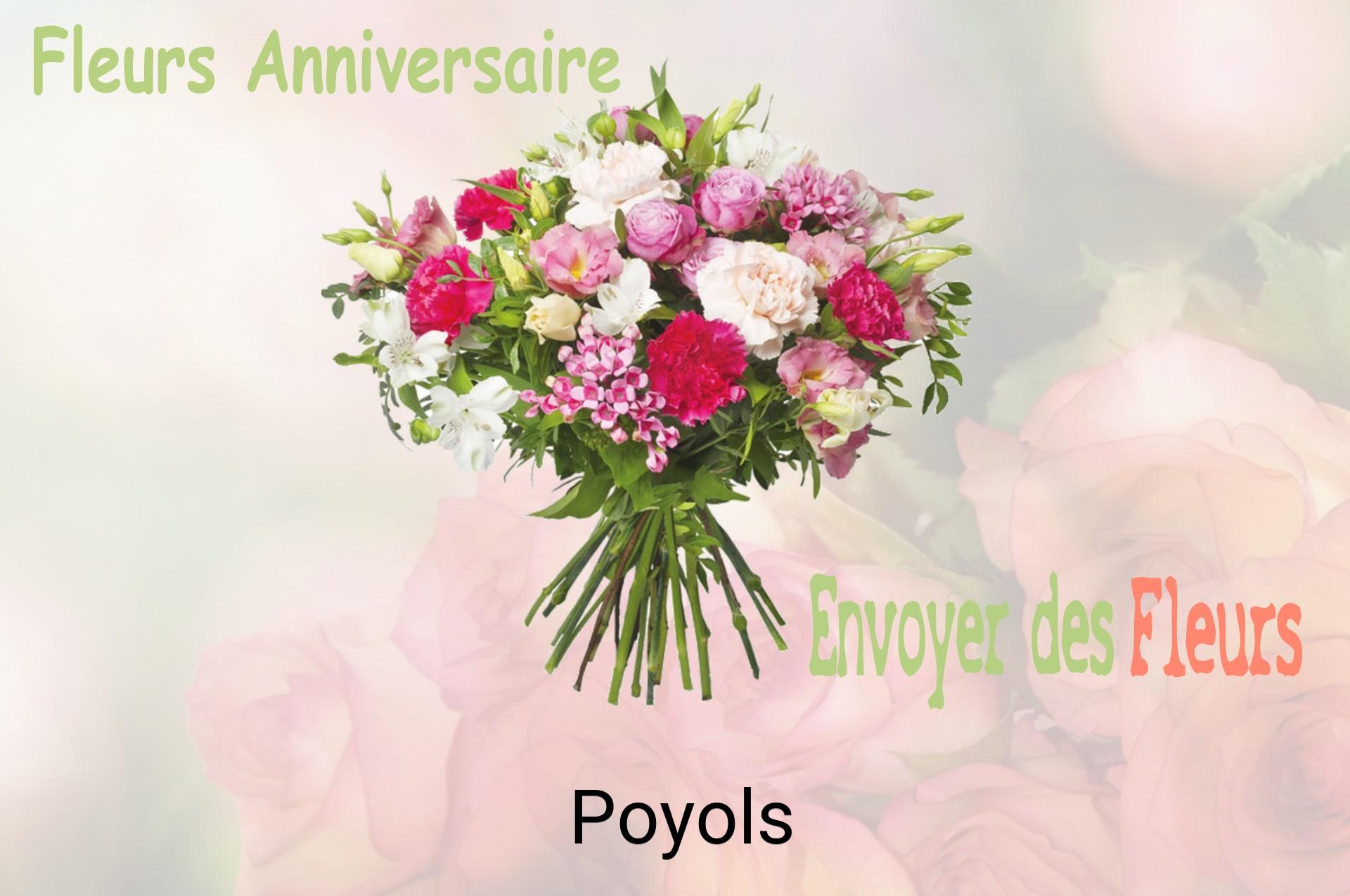 Bouquet de fleurs d’anniversaire livré à Poyols